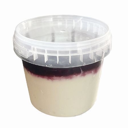 Десерт творожный фермерский, с джемом лесная ягода 15%, 300г