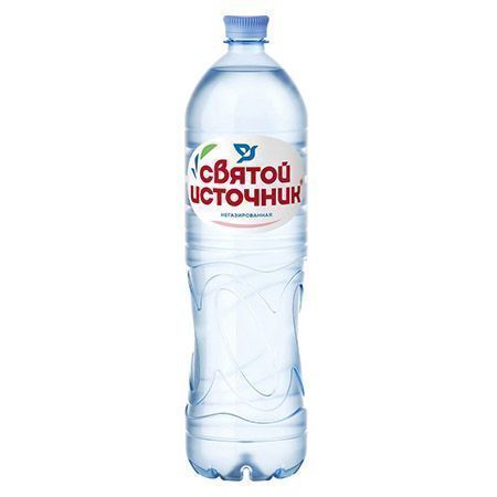 Вода питьевая негазированная "Святой источник", 1.5л