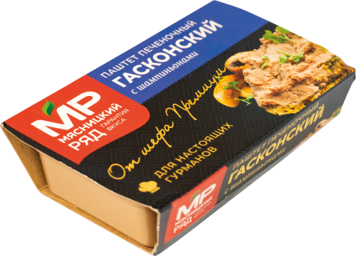 Паштет "Гасконский", с шампиньонами, 175 гр