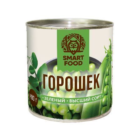 Горошек зеленый, "Smart food", 400г