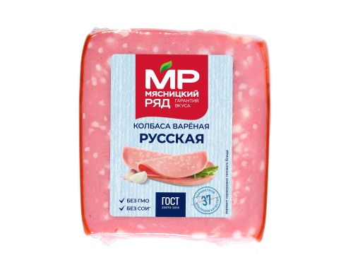 Колбаса вареная "Русская" ГОСТ, 400 гр