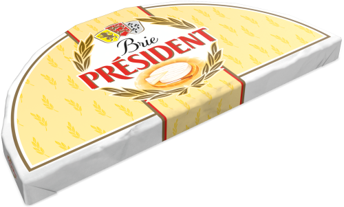 Сыр мягкий "Brie", "President", с белой плесенью, 60%, БЗМЖ