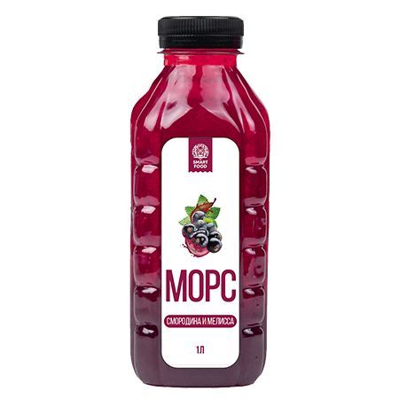 Морс, "Smart food", смородина, мелисса, 1л